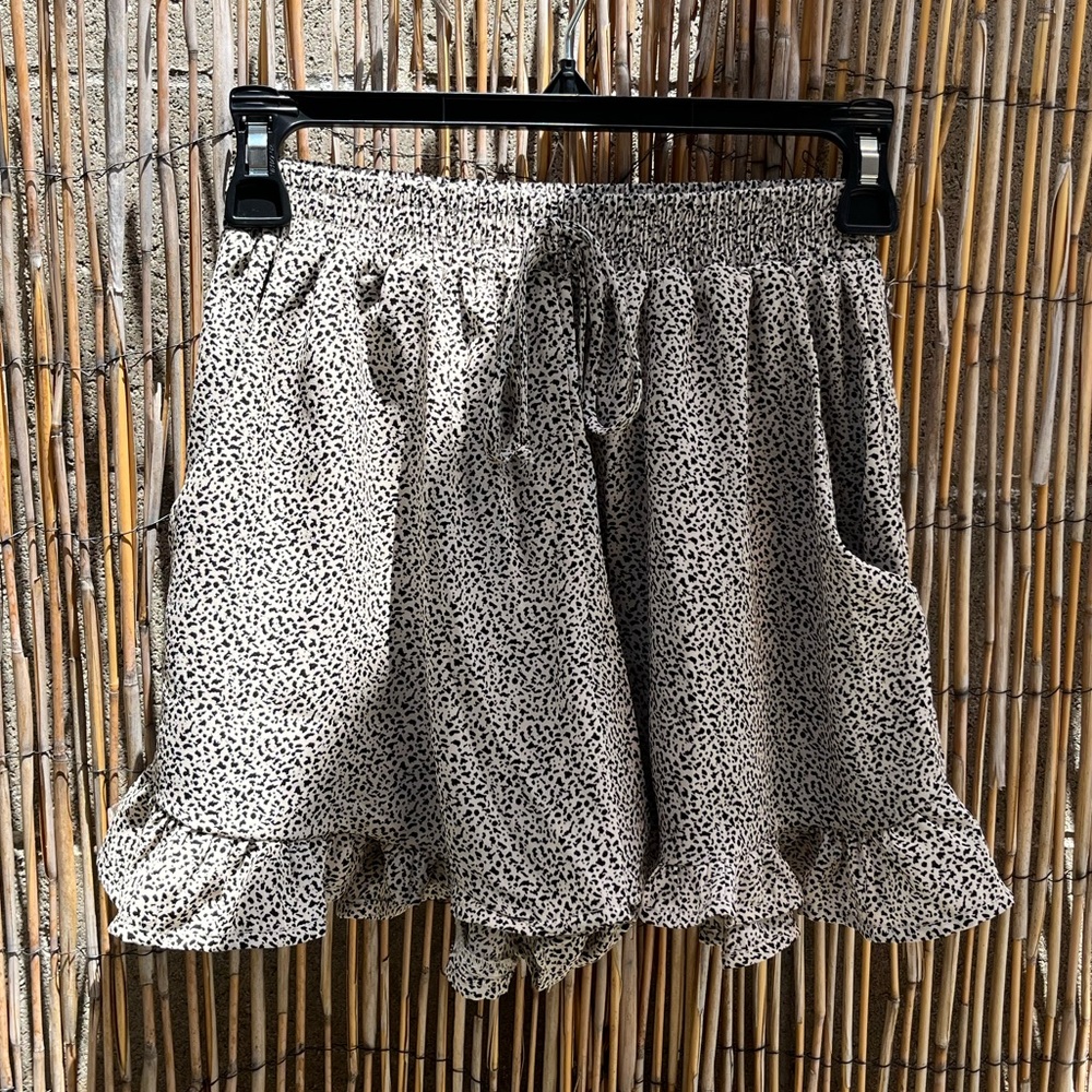 SIENNA SKY Animal Print Boho Shorts